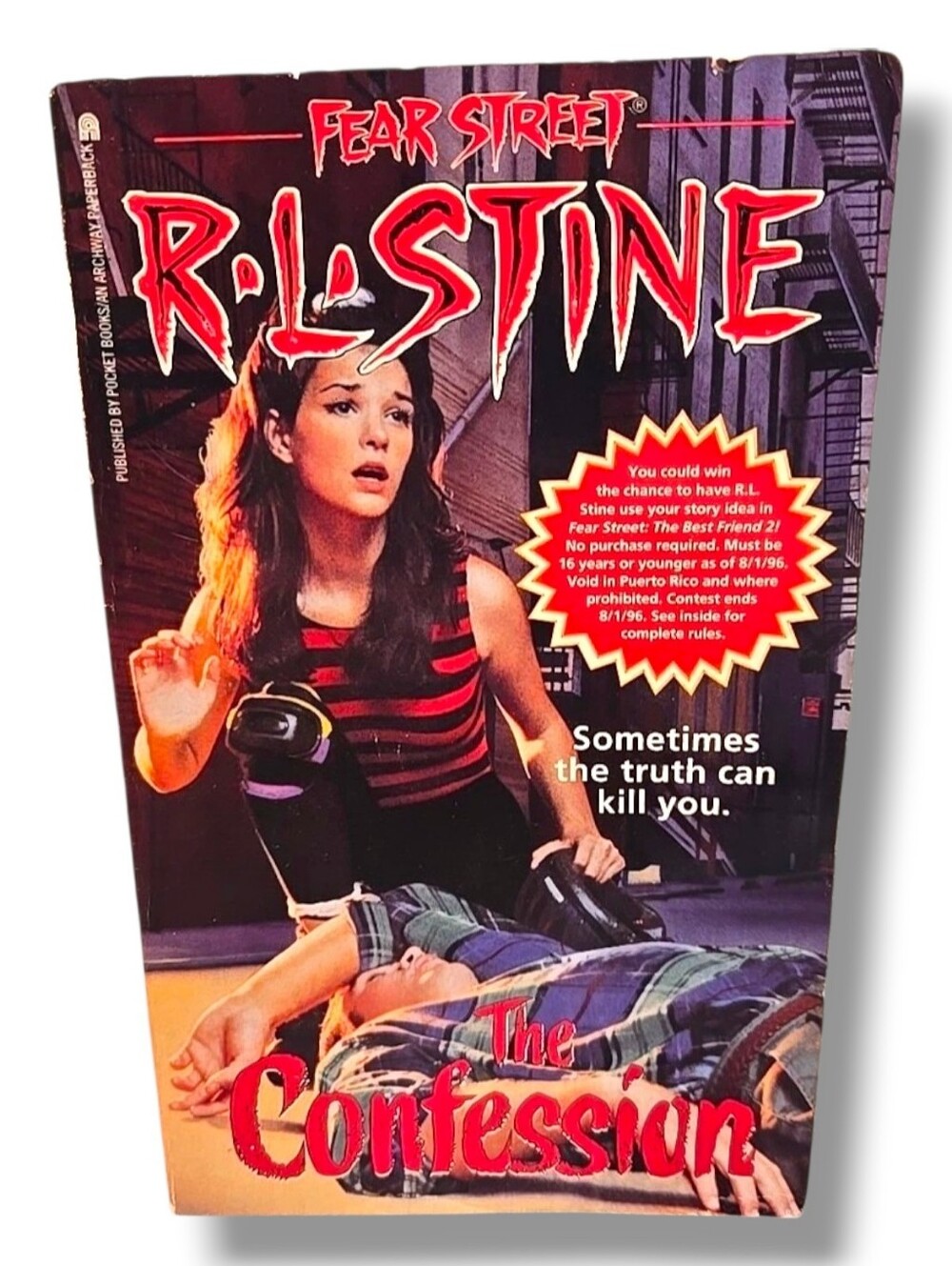 The Confession R.L. Stine Point Horror 1st Edition Vintage YA Thriller Book